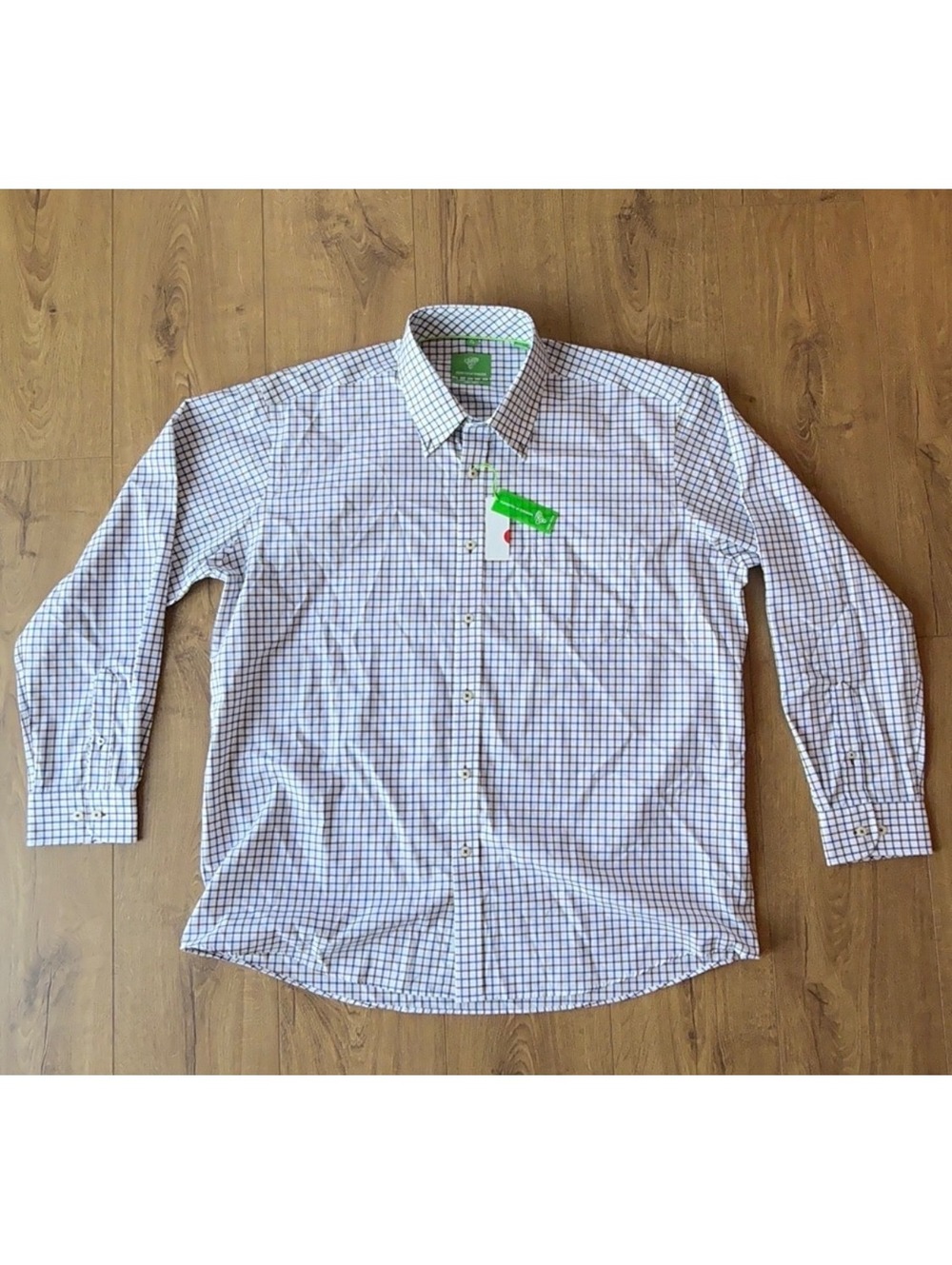 Forsyth of Canada XL Tattersall Check Shirts NWT 100% Cotton
